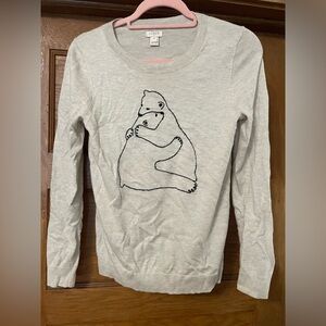 j crew polar bear sweater